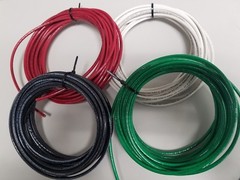 10 GAUGE THHN WIRE BLACK, RED, WHITE GREEN 150 FEET EA THWN COPPER STRANDED