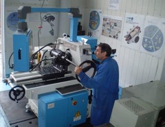 Computerized test bech SIM STER 4 CONBY DIGIT PC, for hydraulic steering syst.