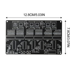 Digital Circuit Clock DIY Electronic Kit Electronic Clock Teaching Kit With Case