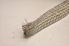 Alpha Wire 1239 Tinned Copper Tubular Braid Wire 1-1/4″ 5 AWG ( 3 FT. PER SALE )
