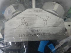 Nupro Valve Manifold Assembly 6LV-DV8199PAA 3 Ports 2 Stations Pneumatic Diaphr