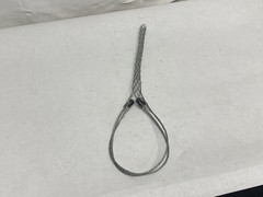 NEW OLD STOCK Unbranded 10” Long 7/8” Diameter 2 Hook Eyes Steel Mesh Cord Grip