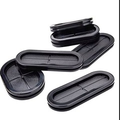 Blanking Grommets Rubber Grommet Closed Blind Plug Bungs 13*27mm-80*160mm Oval