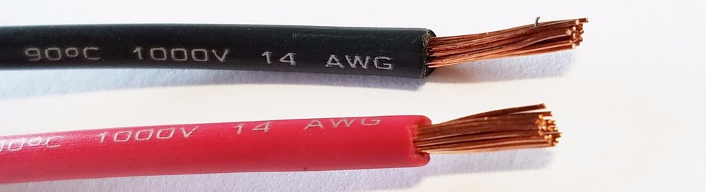 14 GAUGE WIRE RED & BLACK 25 FT EACH PRIMARY AWG STRANDED COPPER POWER REMOTE