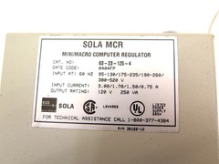 Sola MCR Mini/Macro Computer Regulator 63-23-125-4