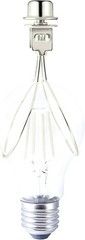 Clip On Lamp Shade Holder Adapter Set 2 Nickel Plated Fini Color: Nickel-2 Pcs