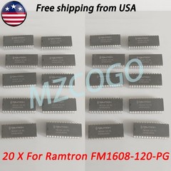 20Pcs For Ramtron FM1608-120-P FM1608-120-PG FM1608 64Kbit FRAM NVRAM DIP28 Chip
