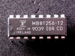 MB81256-12 – Fujitsu Page Mode DRAM, 256K X 1 120ns NMOS 81256 (DIP-16) GENUINE