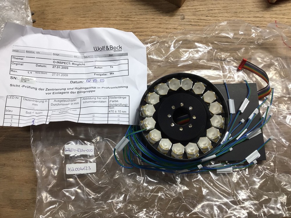 NEW ZEISS CIRCLE RING LIGHT 622810-8304-000 WOLF & BECK CMM INSPECTION