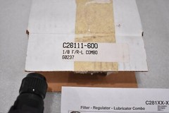 INGERSOLL RAND C28111-600 1/8 F/R-L COMBO PNEUMATIC LUBRICATOR & REGULATOR