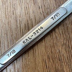 KAL Tools 3214 12pt 7/16” Combination Wrench JAPAN Chrome Vanadium Drop Forged