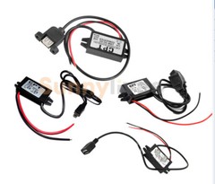 DC12V to DC5-9V Mini/Micro/A type USB Dual Converter Step Down Power Module Tool