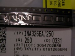 10 Burr-Brown INA326EA Precision Lo-Drift CMOS Amp ICs