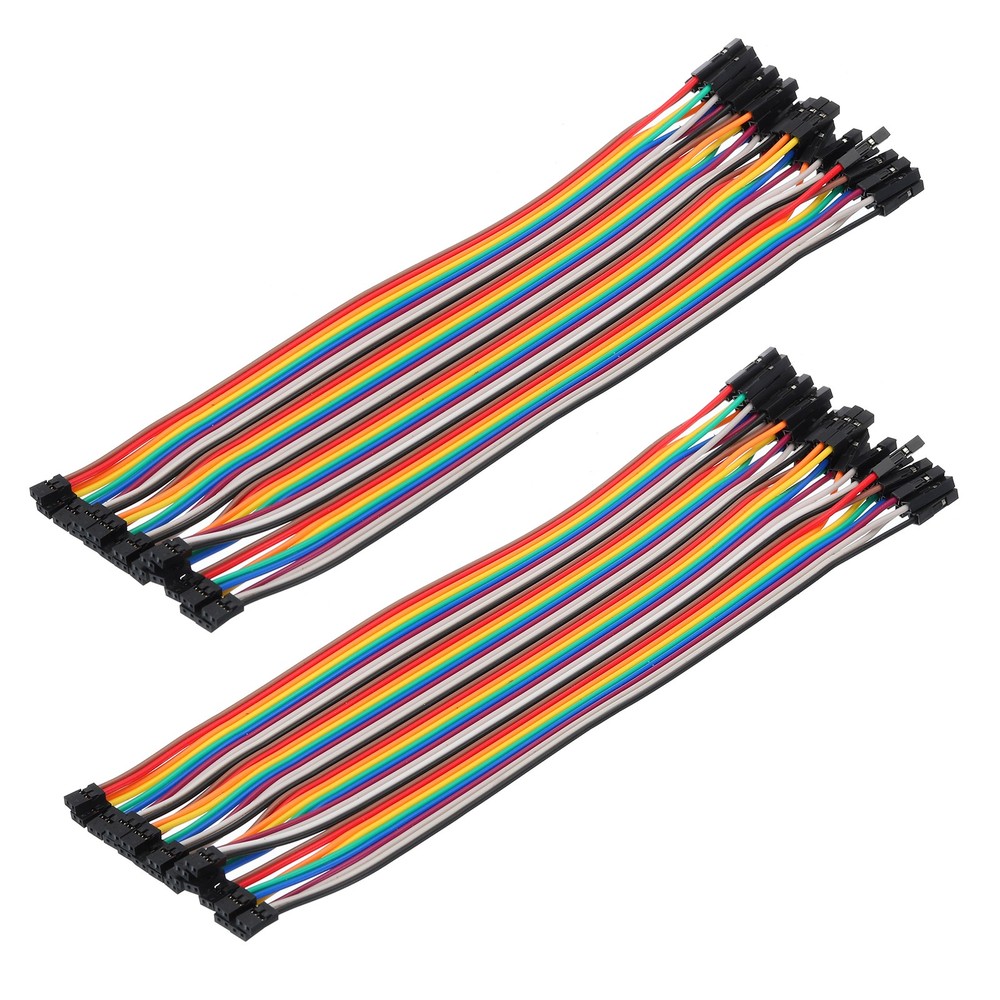 2.0MM(2P) to 2.54MM(1P) Breadboard Jumper Wire 2.54MM Pitch 20cm 2 Pcs