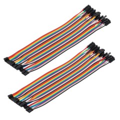 2.0MM(2P) to 2.54MM(1P) Breadboard Jumper Wire 2.54MM Pitch 20cm 2 Pcs