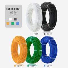 1m Teflon silver-plated wire oxygen-free copper signal line audio 1.0/1.5 square