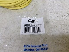 C2G 22700 14 Ft CAT5E Network Patch Cable Yellow New (TSC)