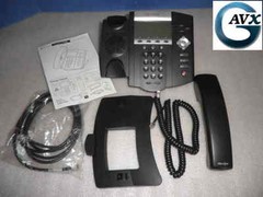 Polycom SoundPoint IP 450, +90d Wrnty, Handset, Stand & Cables: 2200-12450-025