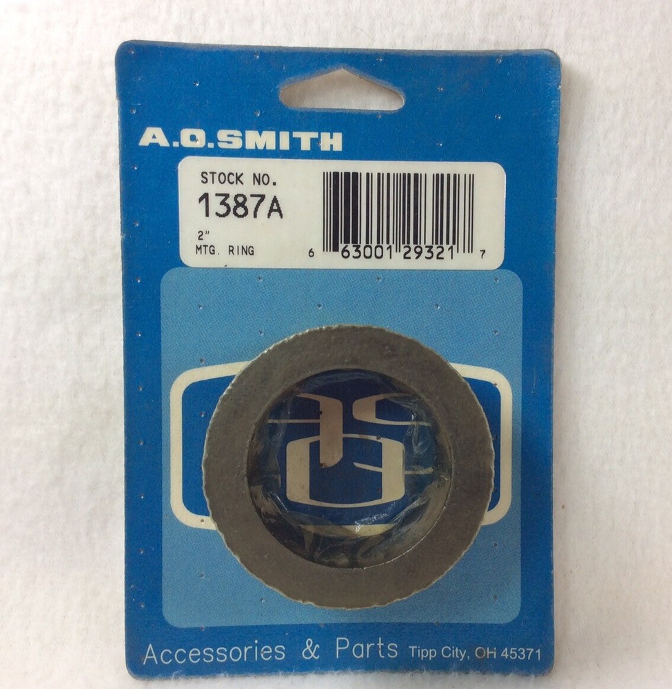 A.O. Smith OEM 2” Motor Mounting Ring 1387A Factory Sealed