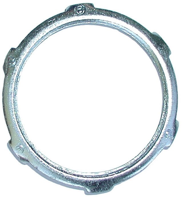 Bridgeport Fittings 105-S, 1-1/2″, Steel, IMC/Rigid Conduit Locknut, 1pc
