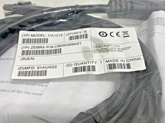 New Zebra CB000309A01 CA1210 Power Extension Cable Assembly 6Ft 14AWG 1829MM A7A