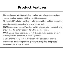 10S 36V 15A Li-Ion Battery Protection Board for Electric Scooter 18650 Battery