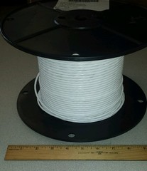 ( 25 FT) Mil-Spec M27500-B20WE5G24 (White) 20Awg Electrical Power Cable 5/C-19/C