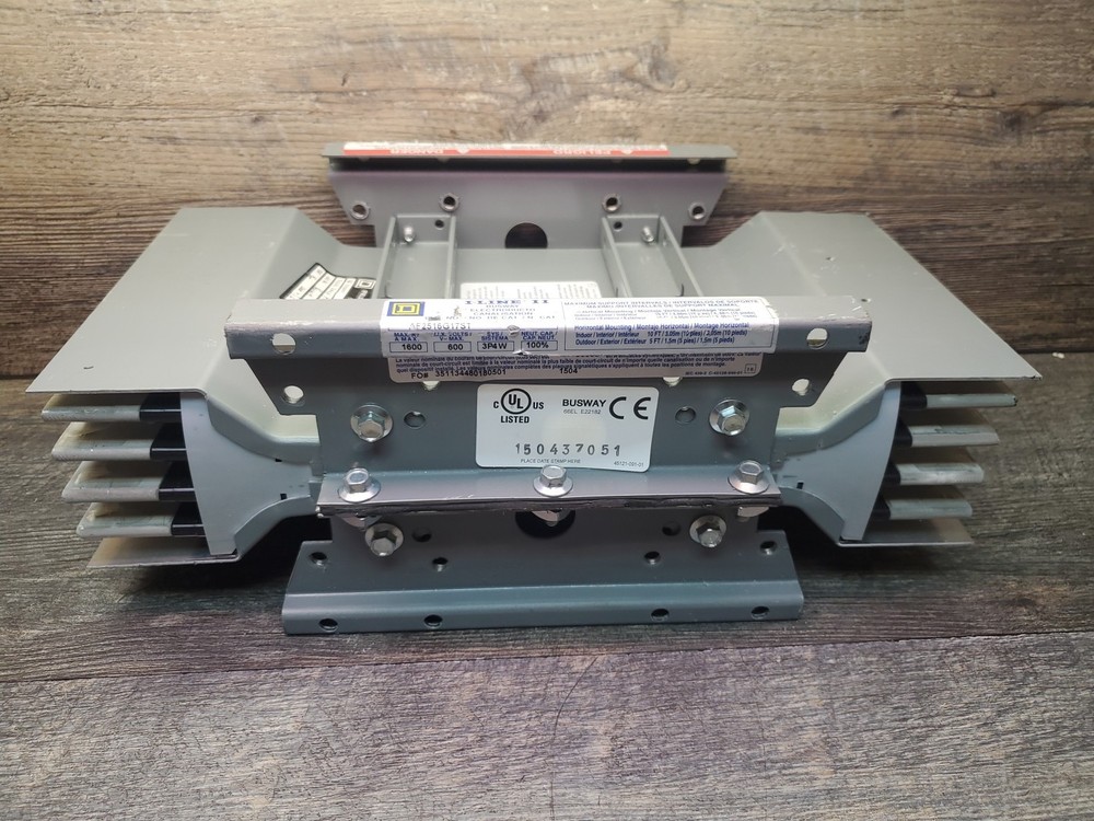 Square D AF2516G17ST 1600-Amp I-Line II Busway 3P4W 600VAC