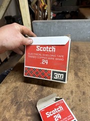 New 3M Scotch Electrical Shielding Tape Tinned Copper Wire Braid 10 Rolls No 24