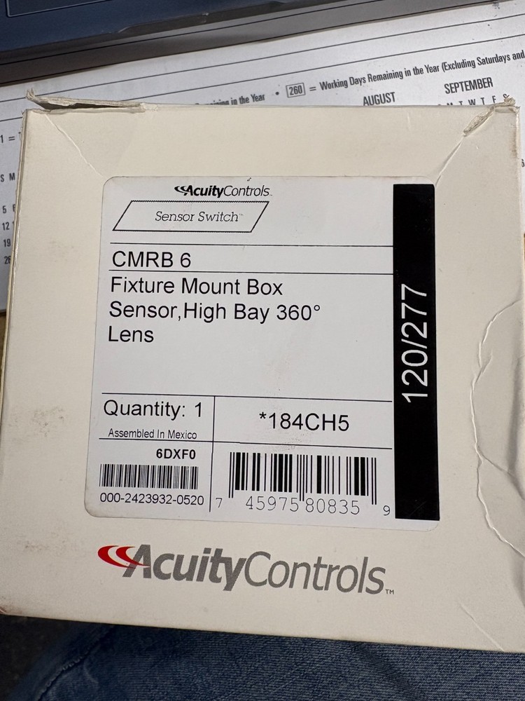 ACUITY FIXTURE MOUNT BOX # CMRB6
