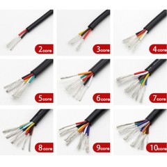 16-30 AWG Multi Core PVC Cable 2/3/4/5/6/7/8/9/10 Core Signal Power Data Wire