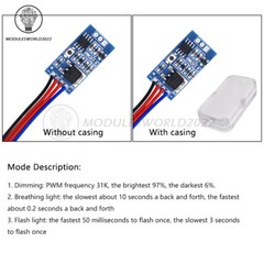 DC3-24V PWM LED Control Module with Dimming Breathing Flashing For LED Lights