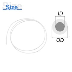 PTFE Tube Tubing Pipe ID 1mm – 20mm OD 2mm-25mm Translucent High Temp Resistance