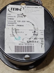 New TEW & C Wire PW30516 PFA-20F-JP 1000 FT. Awg:20