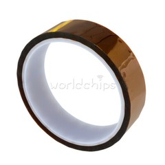1-10PCS Tape Sticky High Temperature Heat Resistant Polyimide 25mm x 30M