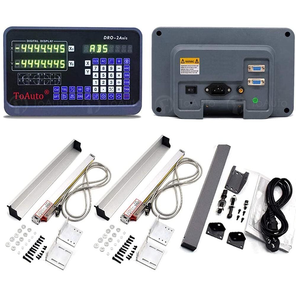 300*900mm Linear Scale 2 Axis DRO Digital Readout for Bridgeport 9X42 Table, USA