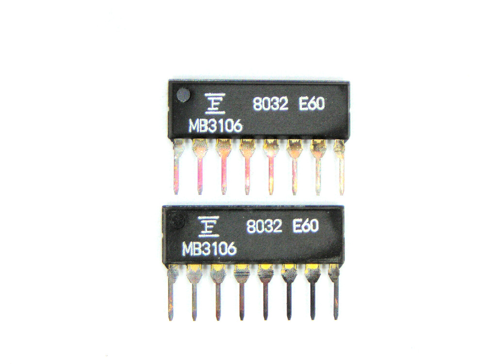 MB3106 “Original” Fujitsu 8P SIP IC 2 pcs