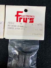 ASSORTED BINARY COUNTERS, FRY’S ELECTRONICS, LOT OF 5, NEW/SEALED