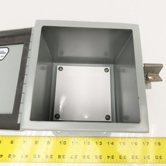 TAC 6″ x 6″ x 6″ Electrical Enclosure Box Type 12,13 W/ Backplate