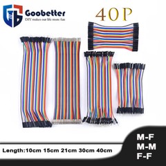 40P Dupont Male Female 10cm/15cm/21cm/30cm/40cm Jumper Wire Connectors Leads