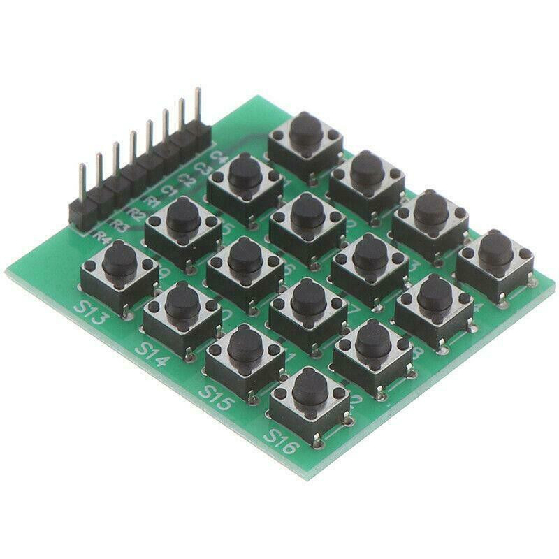 4×4 Matrix Array Keypad Keyboard Module 16 Button Momentary Tactile Switch
