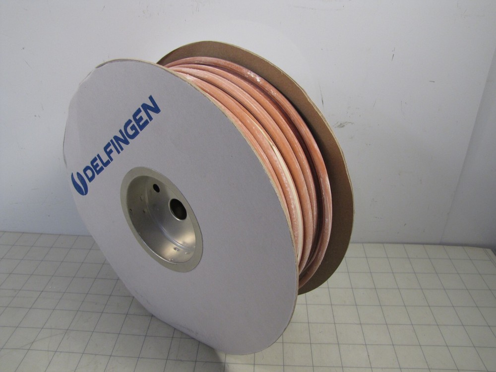 250ft Delfingen Nu-Sleeve Coated Braided Sleeving T117-FR 4 AWG 200°C 123152 NEW