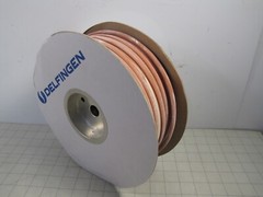 250ft Delfingen Nu-Sleeve Coated Braided Sleeving T117-FR 4 AWG 200°C 123152 NEW