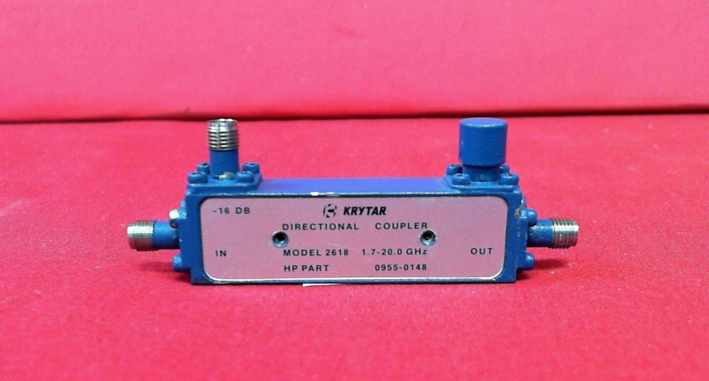 Krytar 2618, HP 0955-0148 Directional Coupler 1.7 – 20.0 GHz