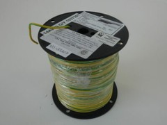 Allied Wire & Cable 31672784 Wire Spool, 500′, 14AWG, 600V, Yellow/Green – NE…