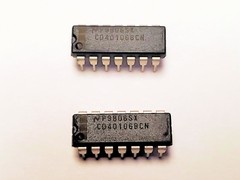 CD40106BCN “Original” National 14P DIP IC CMOS 2 pcs