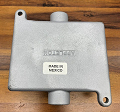 Appleton EFDC275-NL-Q Control Station Mounting Body Electrical Box 2-Gang New