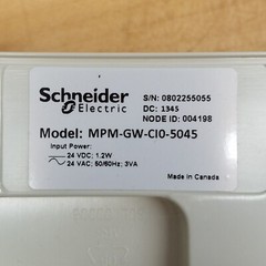 Schneider Electric MPM-GW-CI0-5045 Wireless Manager w/315Mhz EnOcean & ZigBee