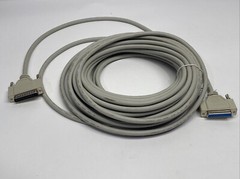 L-Com CSMN25MF-50 Deluxe Molded D-Sub Cable Male/Female DB25 50ft