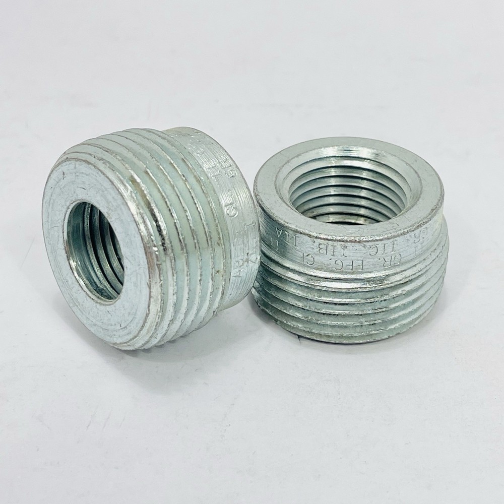 Qty 2 Killark RE31S 1” X 1/2” Reducer Bushing Hazardous Locations ~New Surplus~